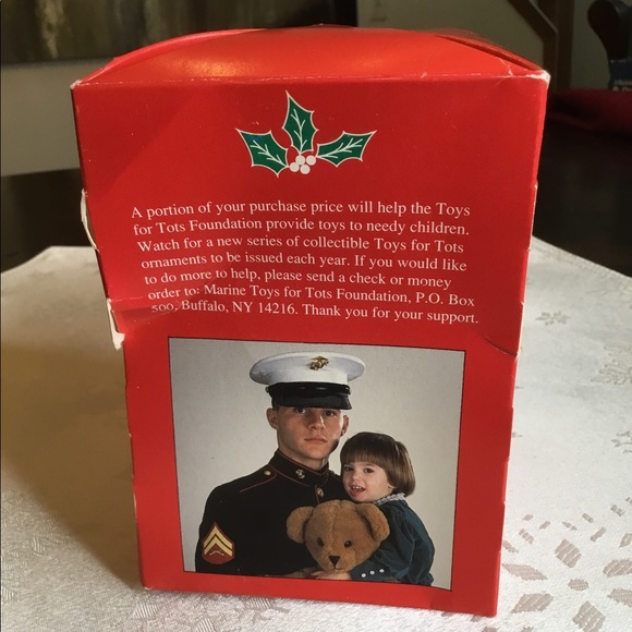 2 for $15! USMC Toys For Tots Foundation Ornament - Picture 6 of 8